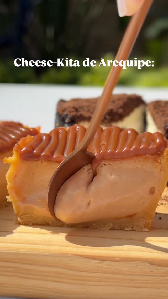 Fotografía gastronómica de referencia de tarta vasca